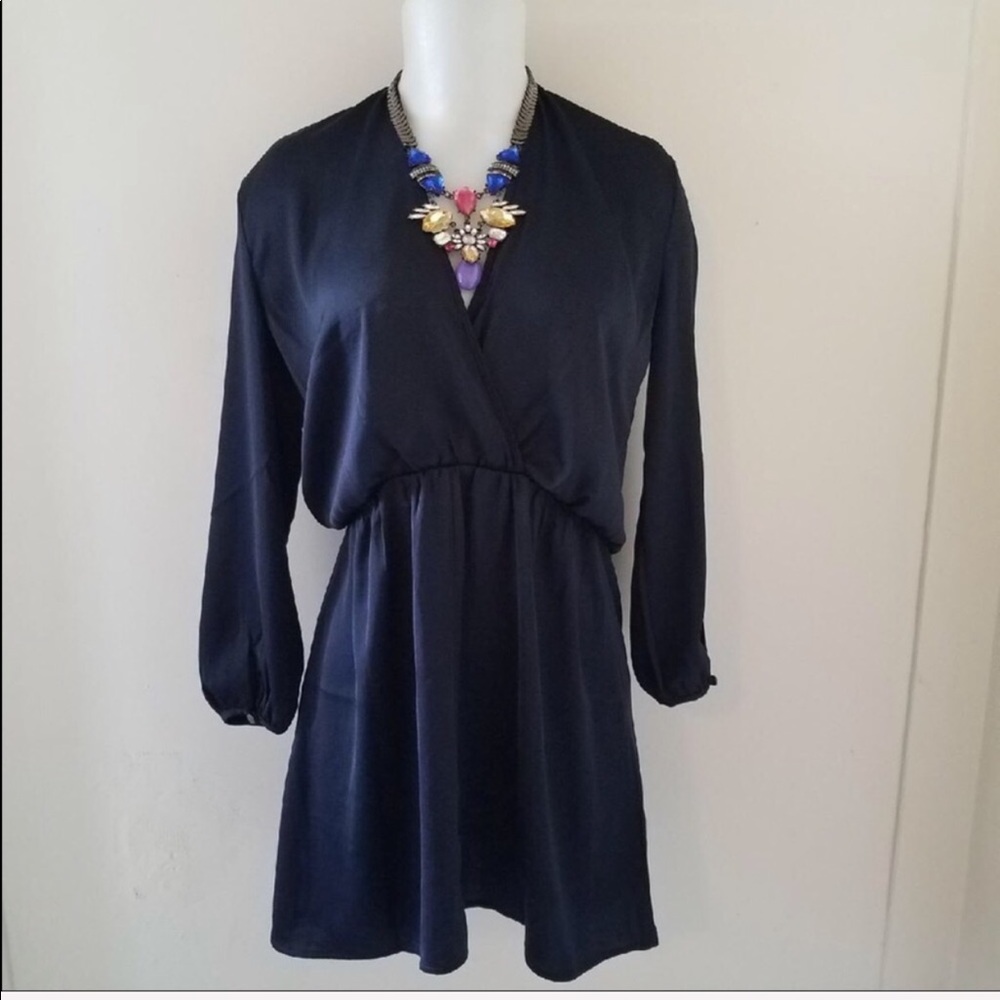 Forever 21 Long Sleeve Blue Dress S
